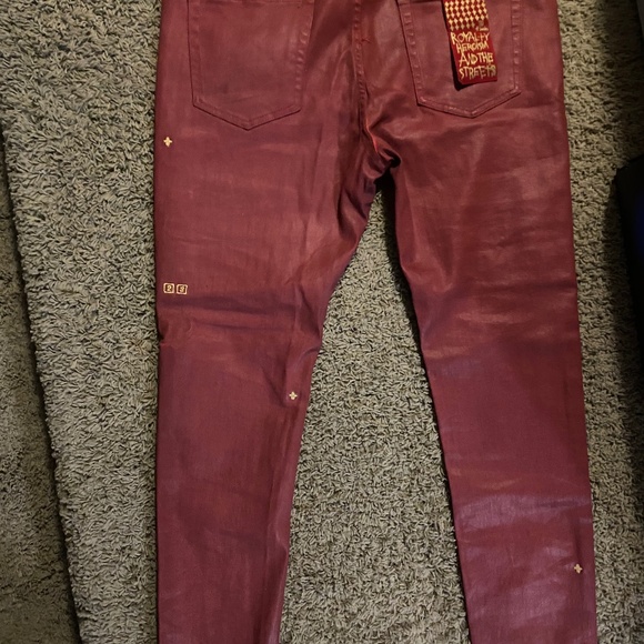 Ksubi Waxed Red Pants Sz 38 - Picture 2 of 7